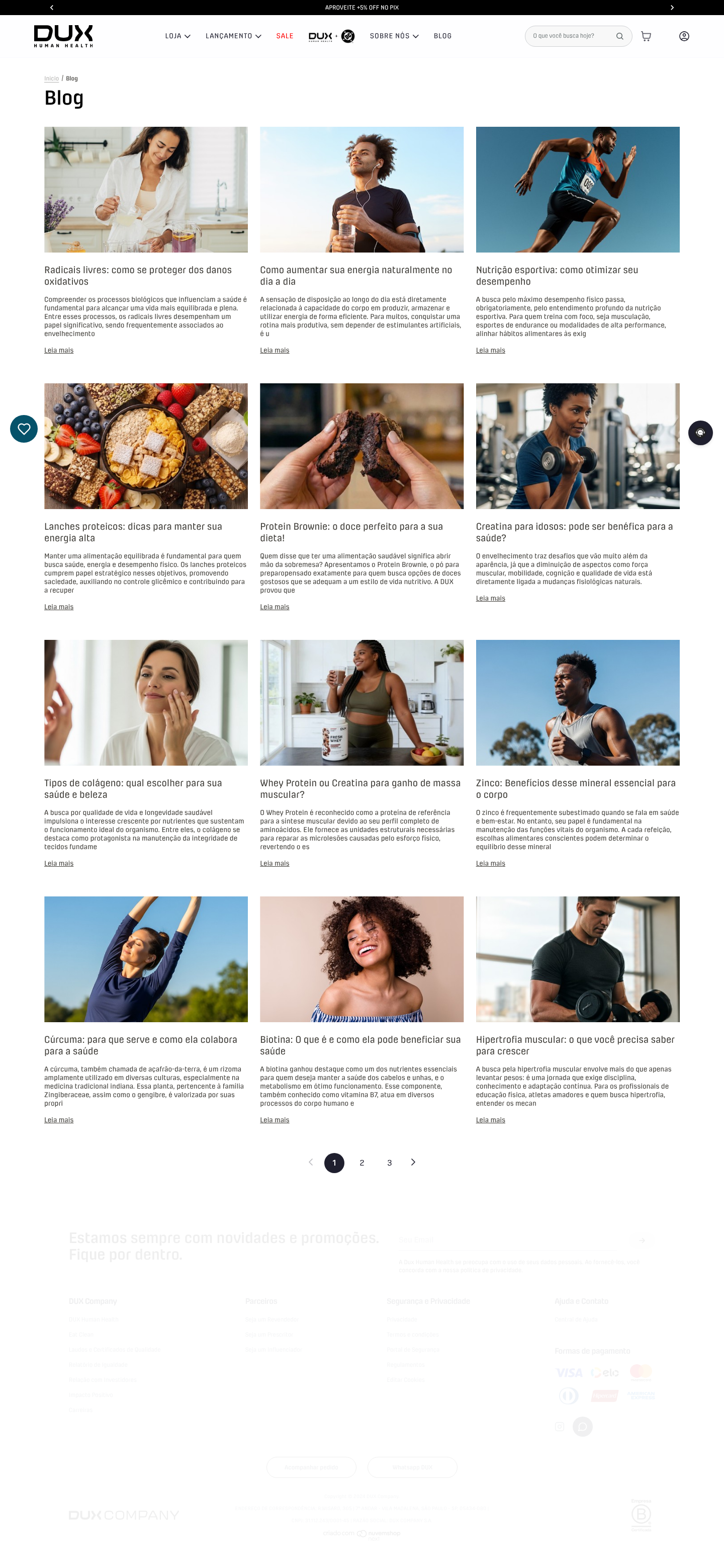 Blog da DUX Human Health