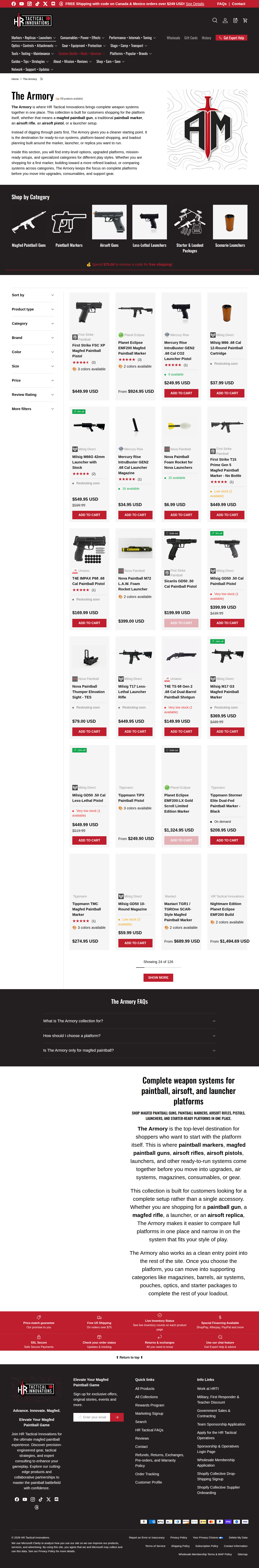 The Armory collection page