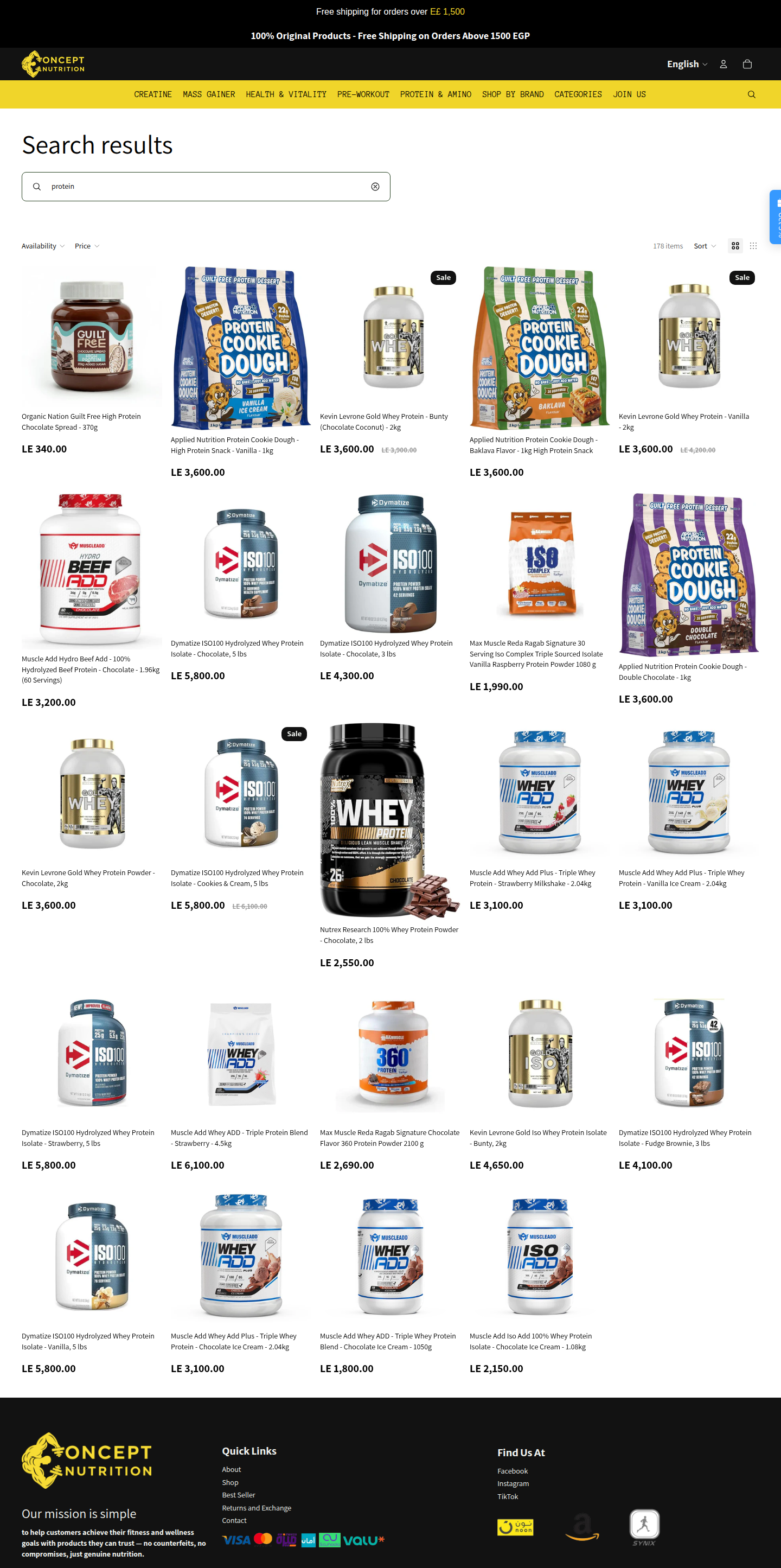 Search results for protein