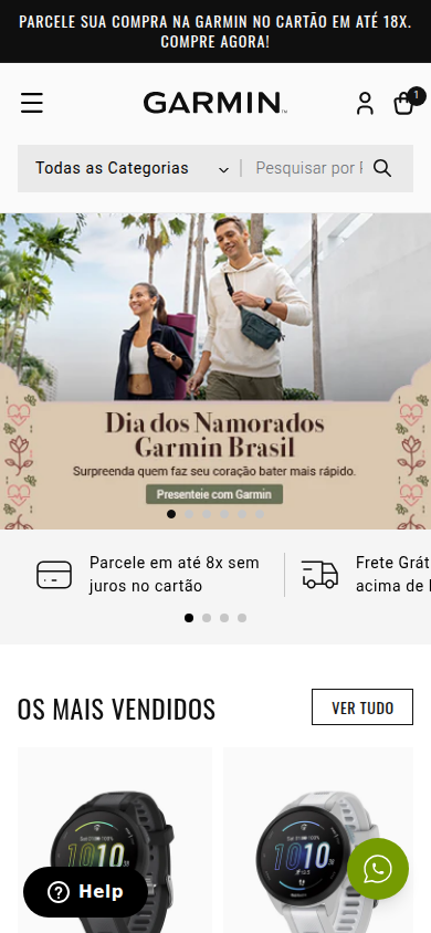 Homepage — Mobile