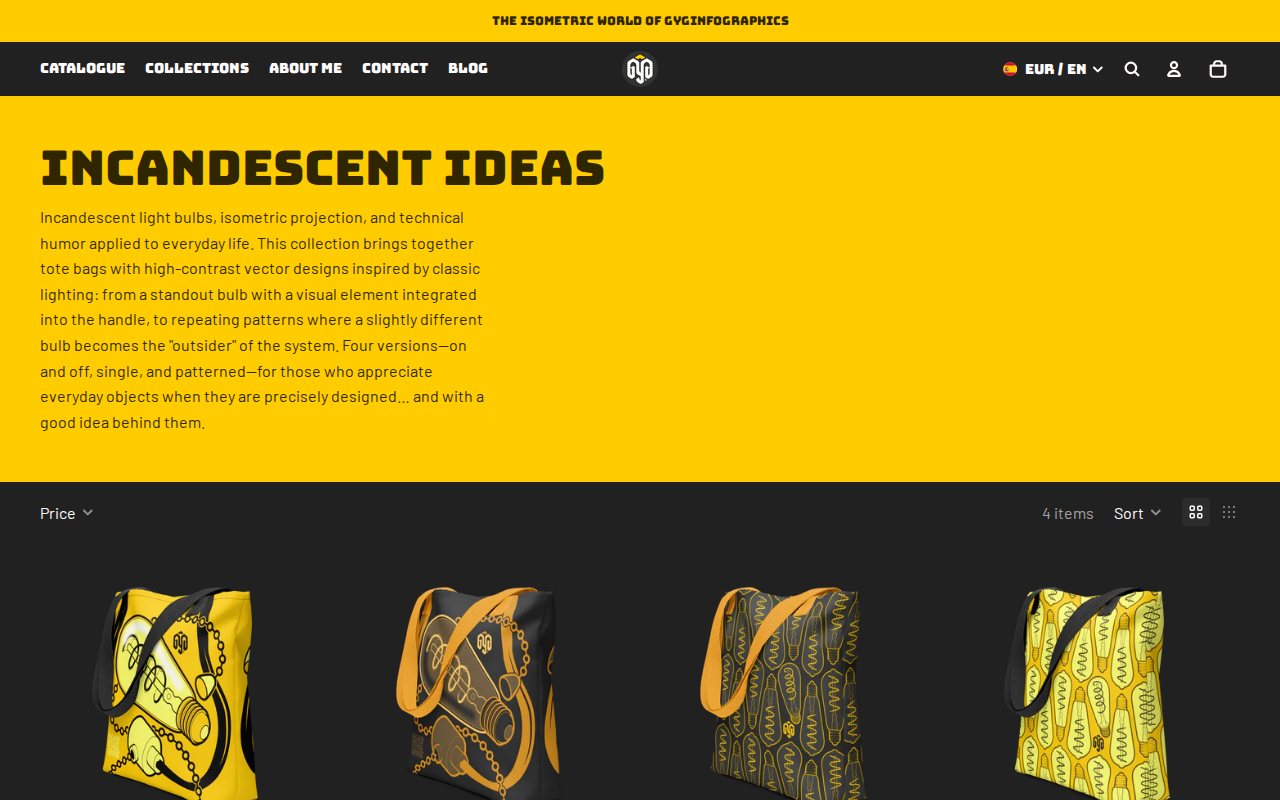 Collection page screenshot