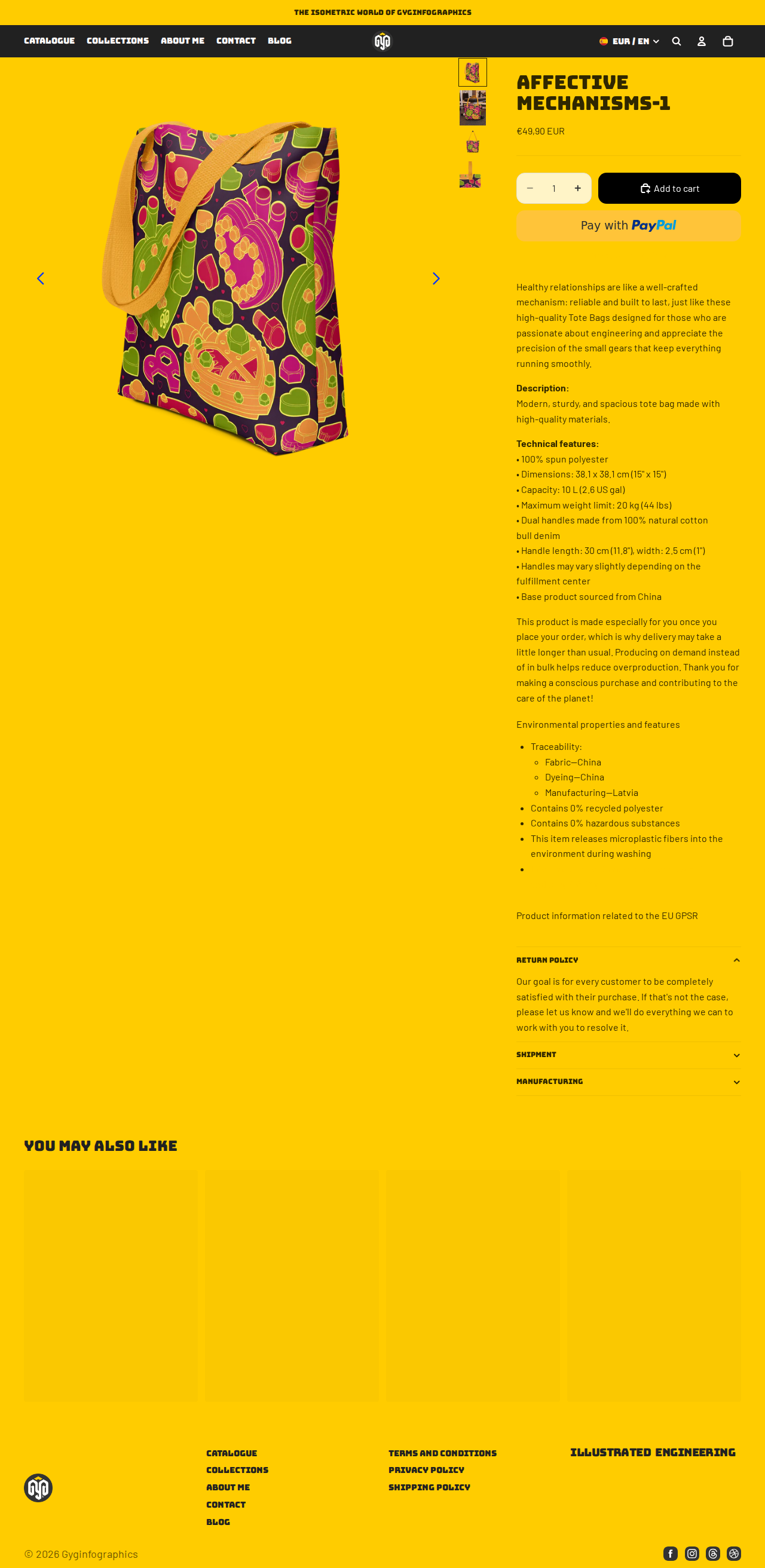 Product page desktop screenshot