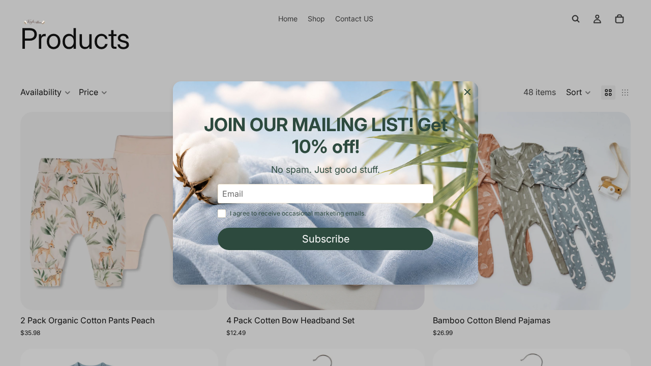 All products collection page