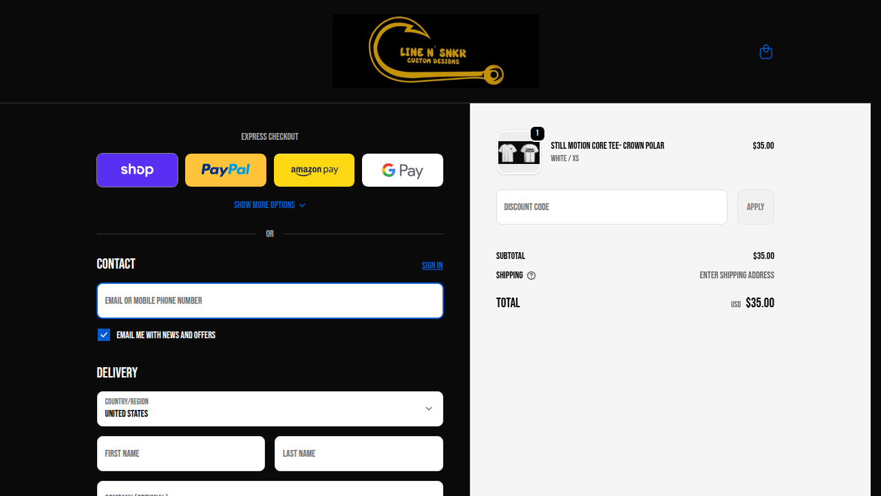 Checkout - Desktop