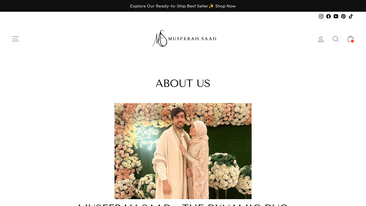 About us page