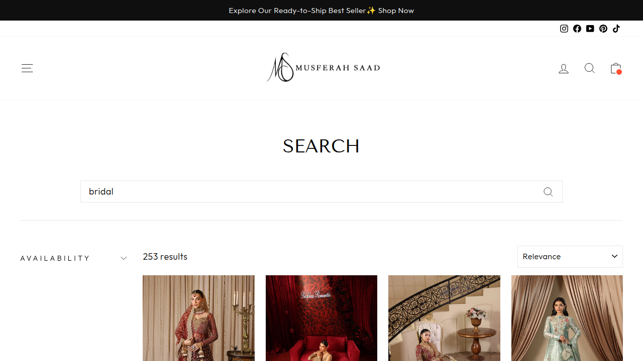 Search results for bridal