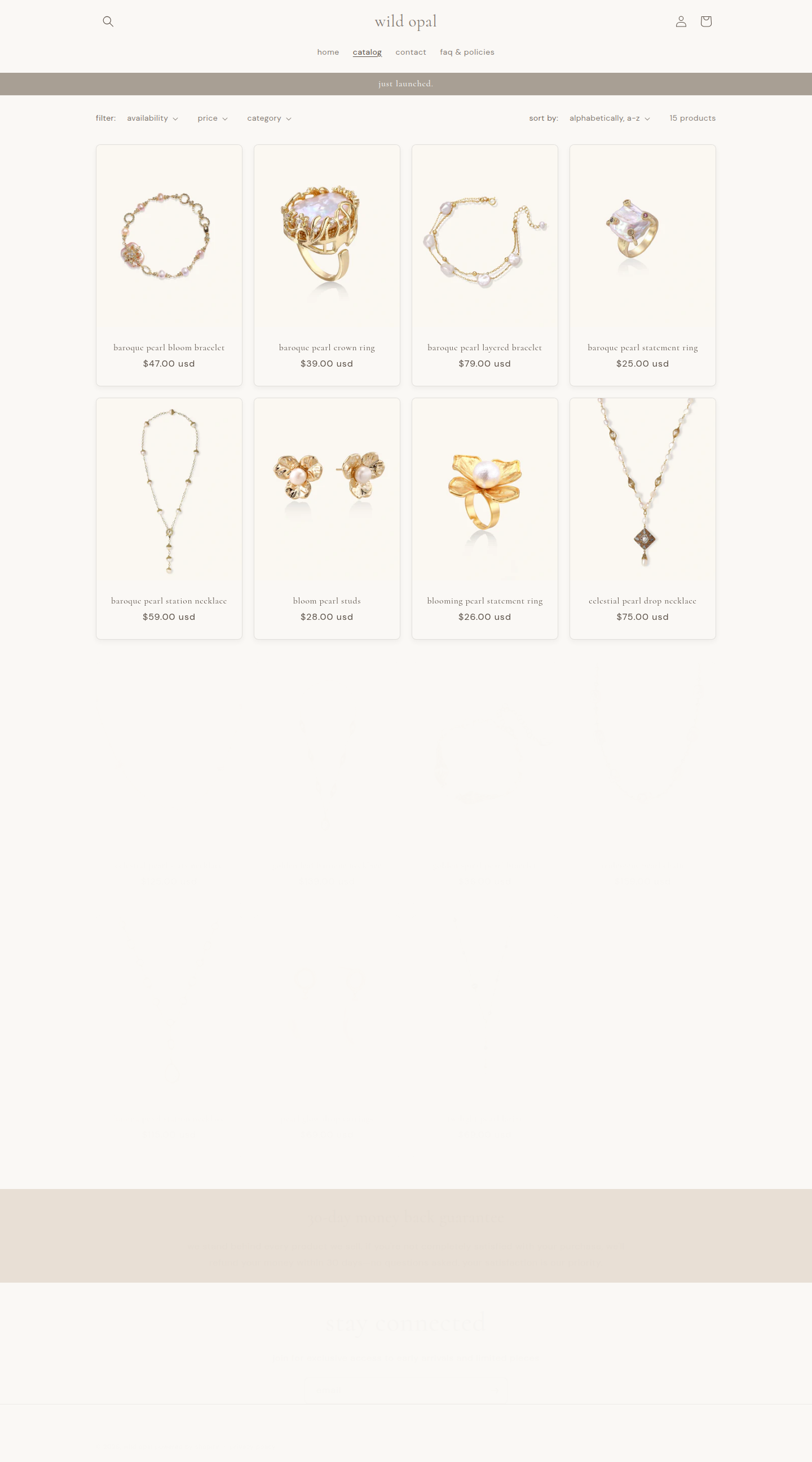 Collection page screenshot