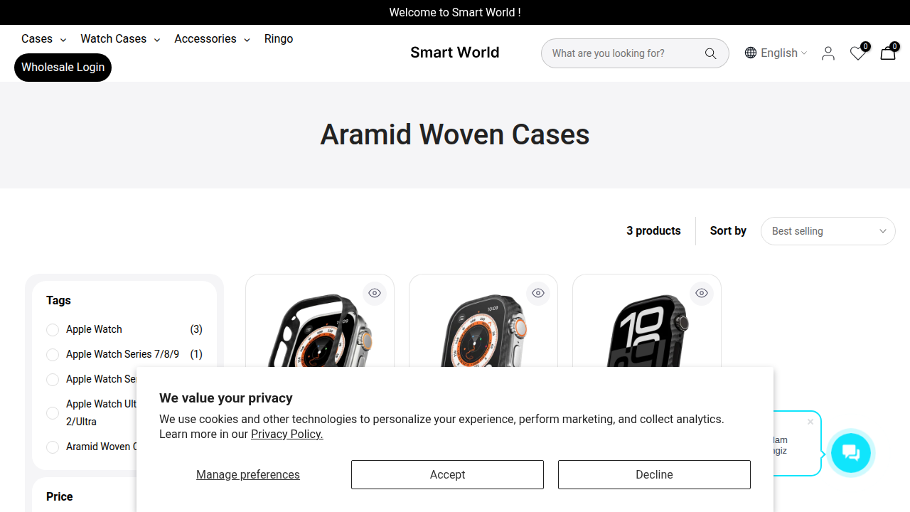 Aramid Woven Cases collection page
