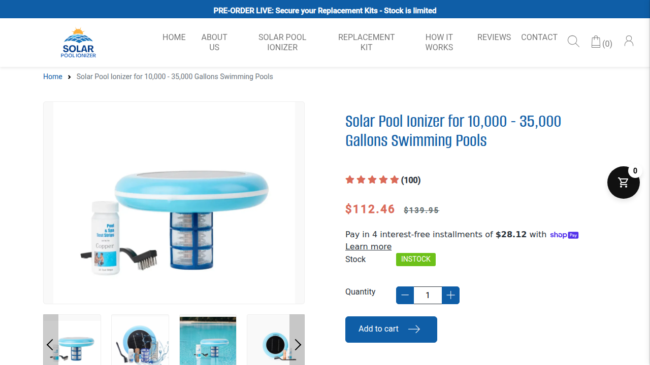 Product Page Desktop