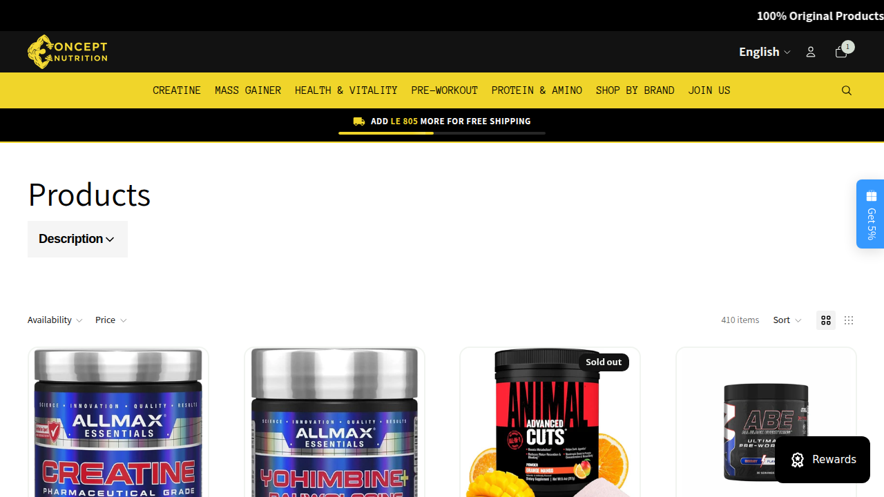 Collections Page