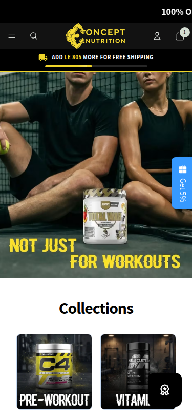 Homepage Mobile
