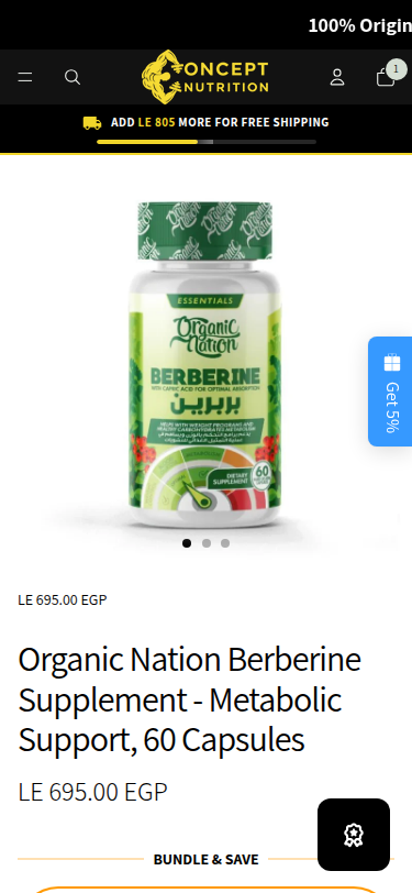 Product Page Mobile