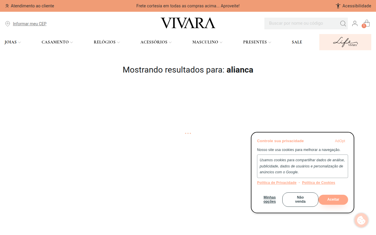 Resultado de busca por aliança