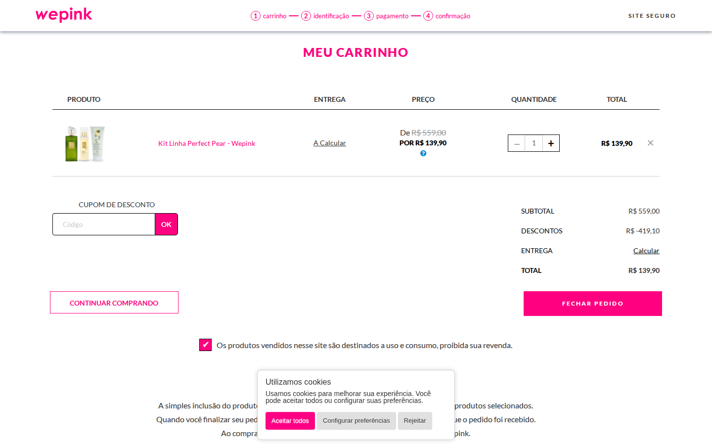 Checkout WePink