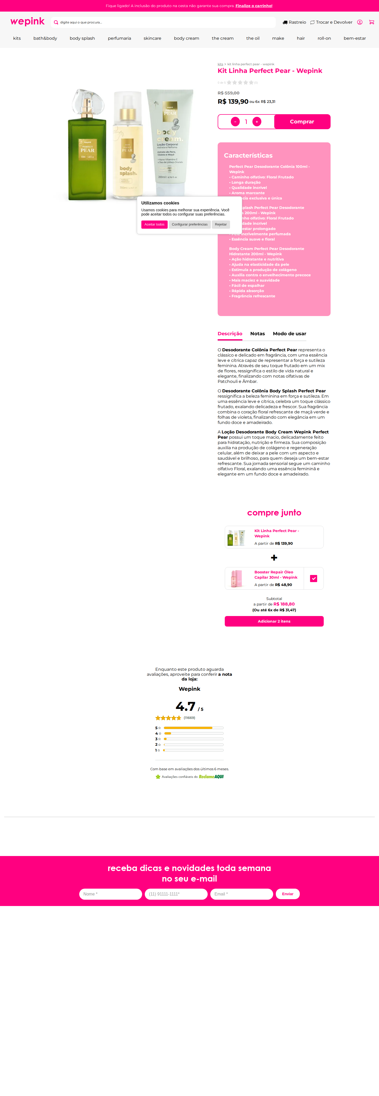 Produto WePink